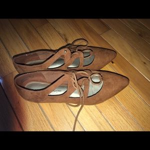 Brown Slip ons